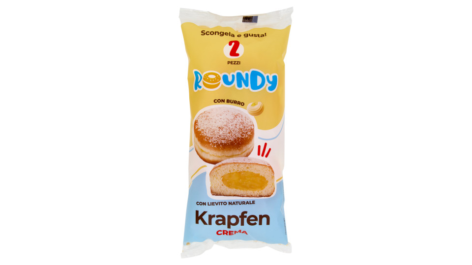 Roundy Krapfen Crema 2 Pezzi 160 g