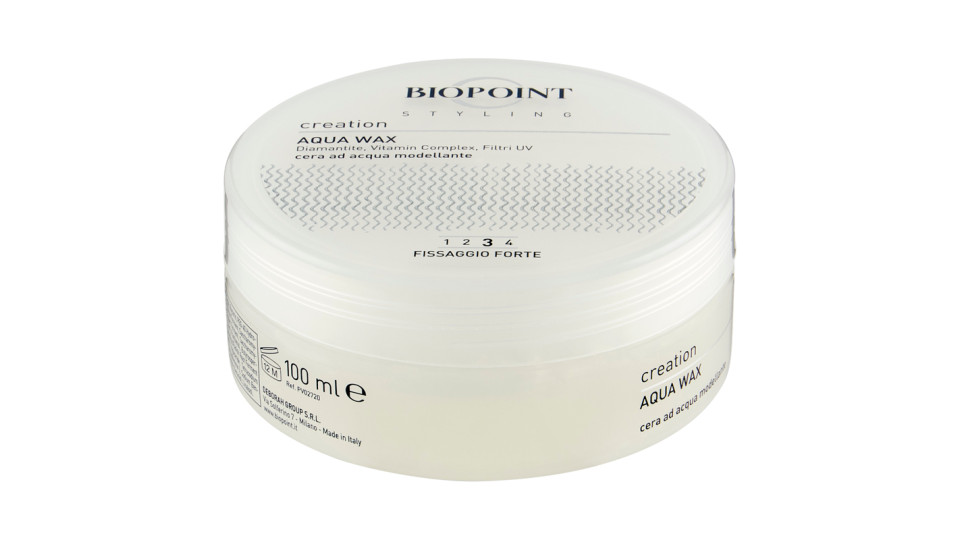 Biopoint, Styling Creation fissaggio forte e flessibile Aqua Wax Strong