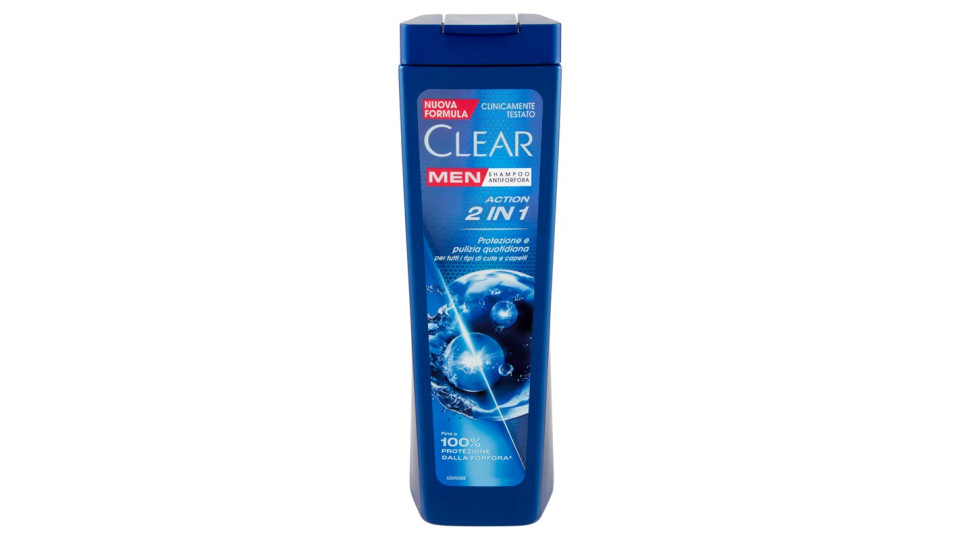 Clear, Men Antiforfora capelli normali Action 2in1 shampoo