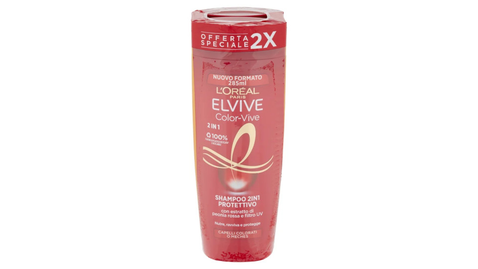 L'Oréal Paris, Elvive Color-Vive capelli colorati 2in1 shampoo