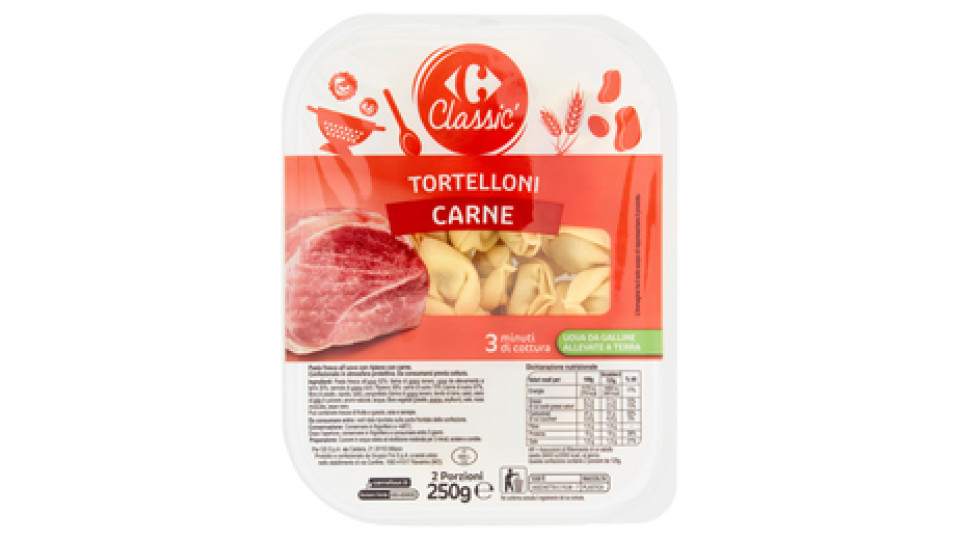 Tortelloni alla carne gr 250