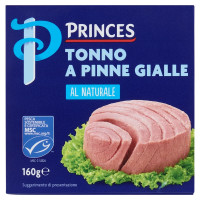 Princes Tonno a Pinne Gialle al Naturale 160 g
