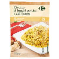Carrefour Risotto con Funghi Porcini e Zafferano