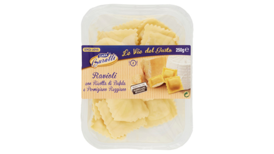 Casa Buratti Le Vie del Gusto Ravioli con Ricotta di Bufala e Parmigiano Reggiano