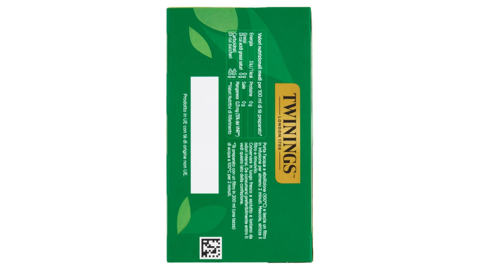 Twinings, Green Tea & Lemon 50 filtri