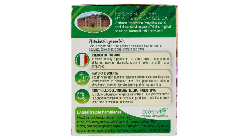 L'Angelica, Le Tisane Giusta Regola 20 filtri