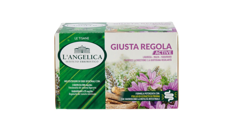 L'Angelica, Le Tisane Giusta Regola 20 filtri
