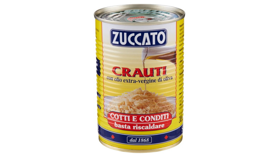 Zuccato, crauti con olio extra-vergine di oliva