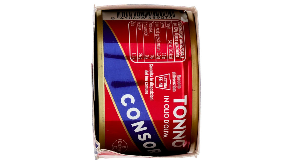 Consorcio, tonno in olio di oliva