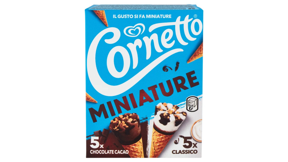 Cornetto Miniature classico - chocolate cacao 12 pezzi