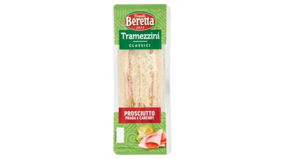 I Tramezzini Viva la Mamma con Prosciutto Praga e Carciofi