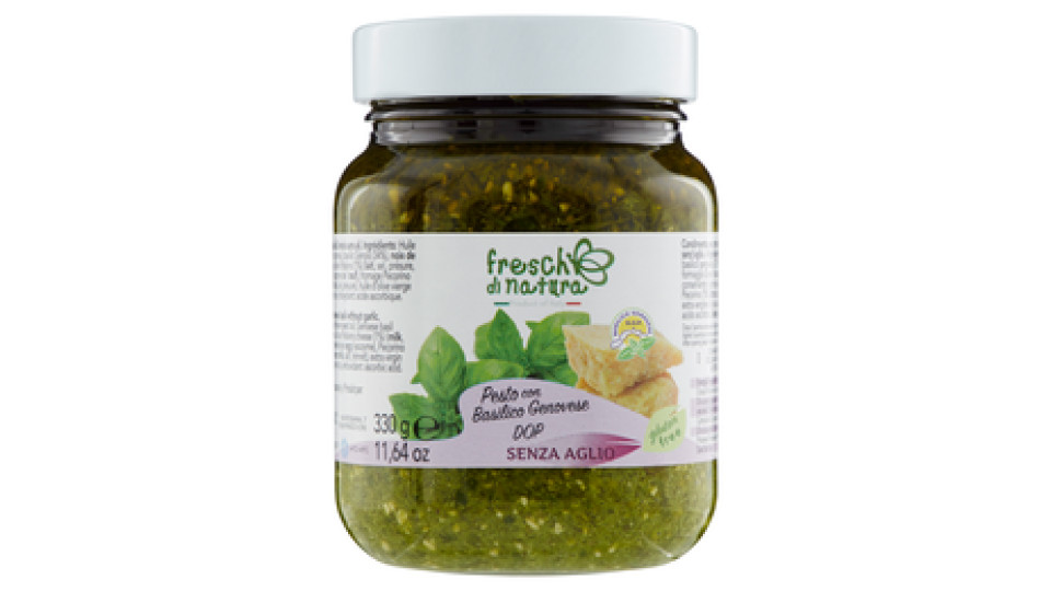 freschi di natura Pesto con Basilico Genovese DOP Senza Aglio