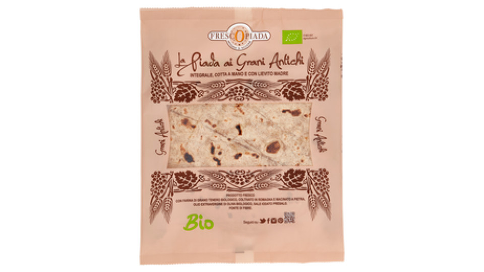 Fresco Piada Grani Antichi Bio all'Olio Extra Vergine di Oliva Bio