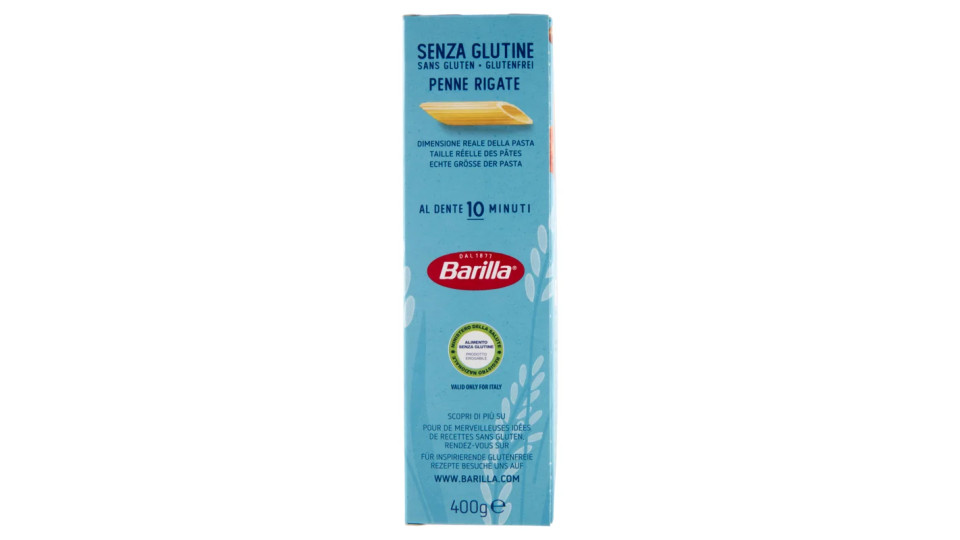 Barilla Senza Glutine Penne Rigate