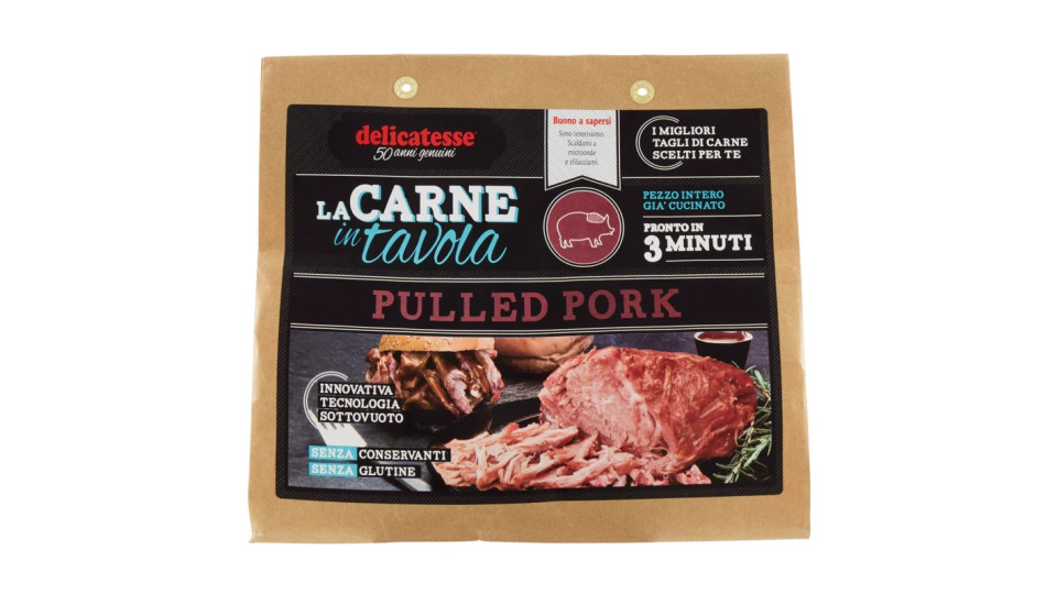 Delicatesse La Carne in tavola Pulled Pork