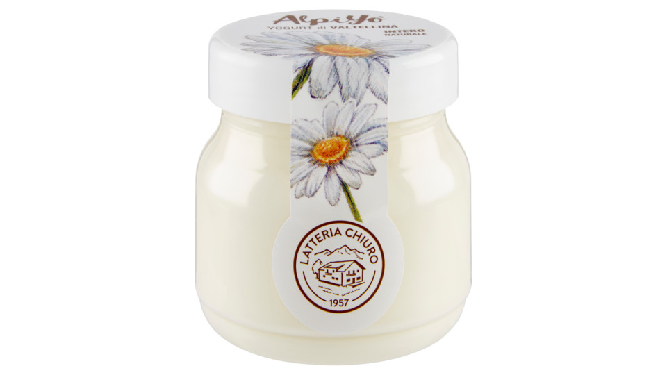 Alpiyò Valtellina, yogurt naturale