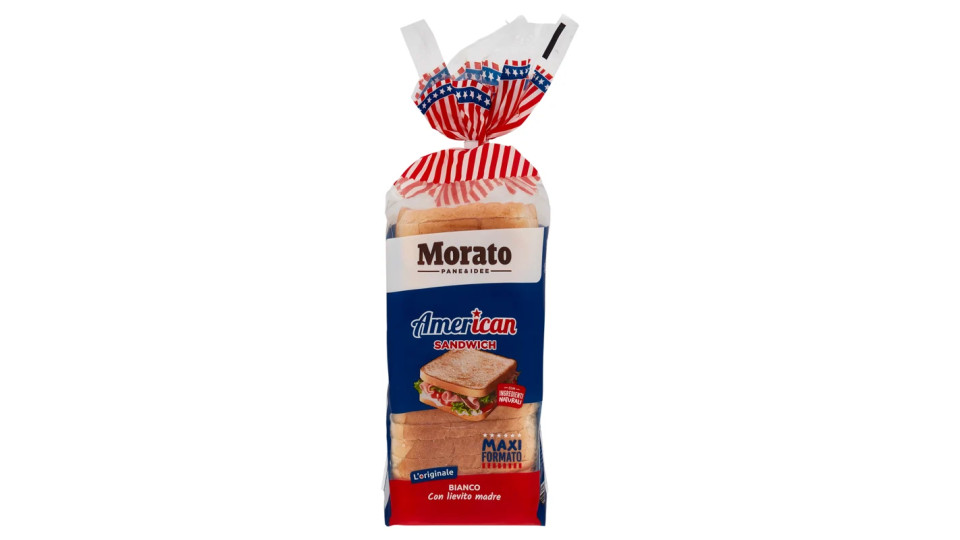 Morato, American Sandwich pane bianco per sandwich