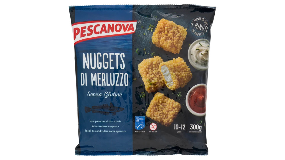 Pescanova, 10 bastoncini di merluzzo senza glutine surgelati