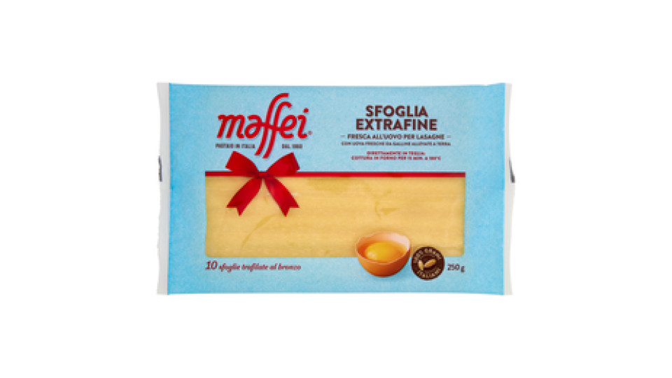 Sfoglia Bio Extrafine per Lasagne