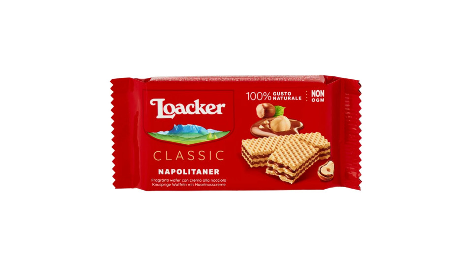 Loacker, Napolitaner wafer con nocciole italiane