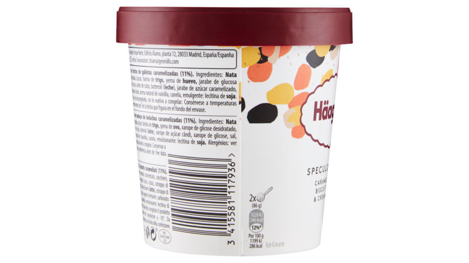 Häagen-Dazs, caramel biscuit & cream speculoos