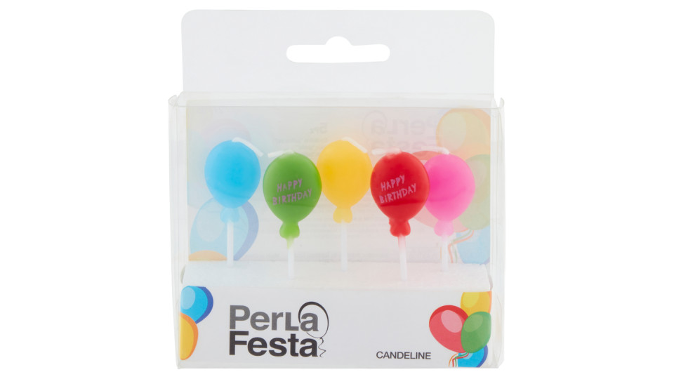 PerLa Festa Candeline palloncino colorate