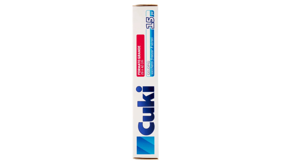 Cuki, Gelopiù sacchetti freezer formato grande