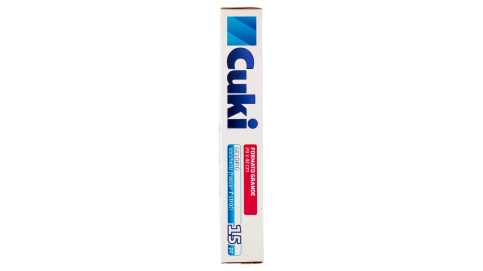 Cuki, Gelopiù sacchetti freezer formato grande