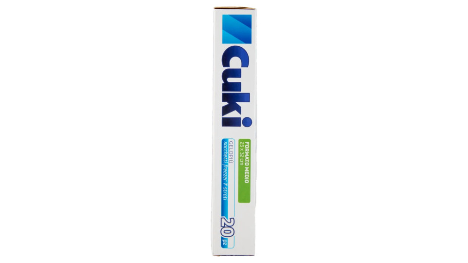 Cuki, Gelopiù sacchetti freezer formato medio