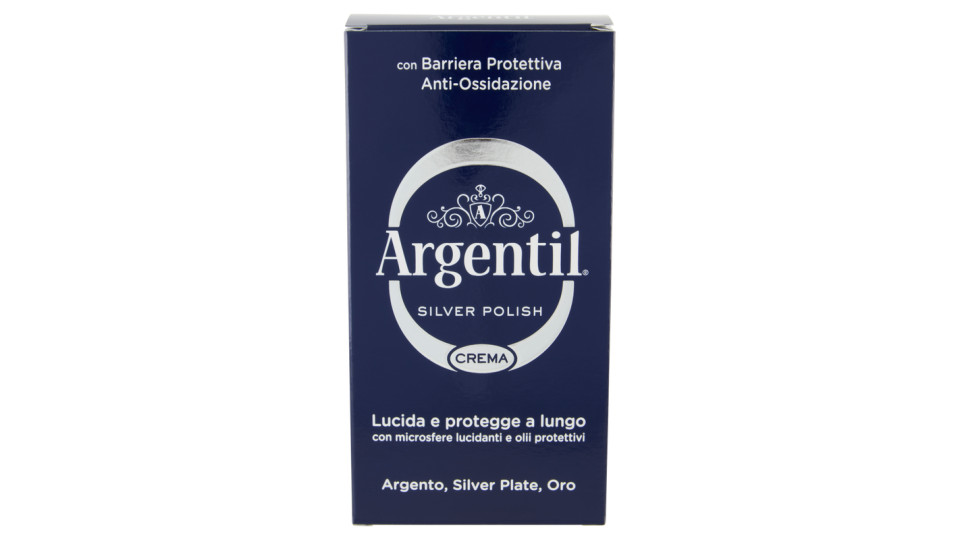 Argentil - Crema Silver Polish, Detergente per Argento