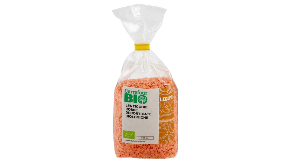 Cerreto, lenticchie rosse decorticate biologiche