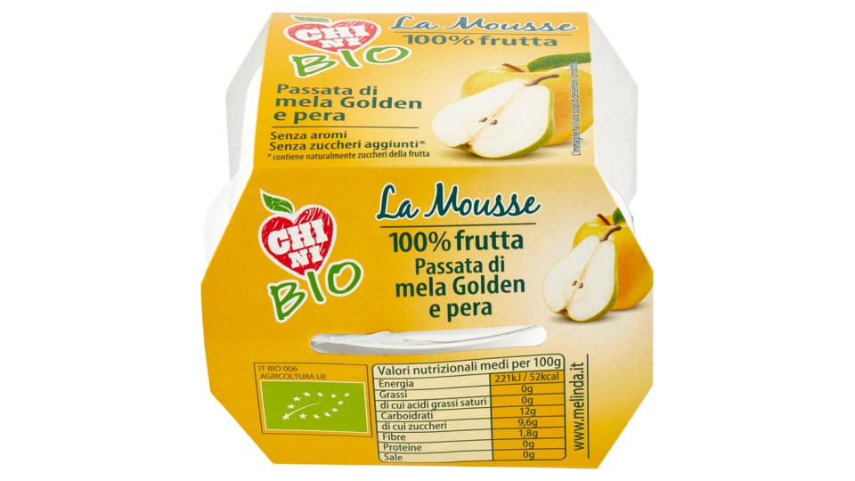 Chini, Passata di mela e pera