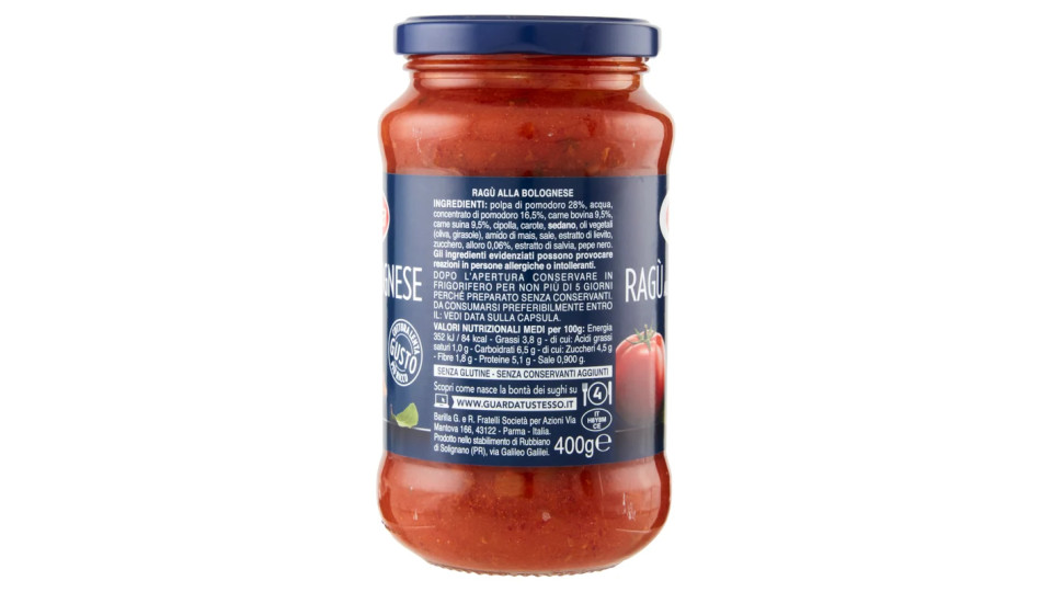 Barilla sugo bolognese