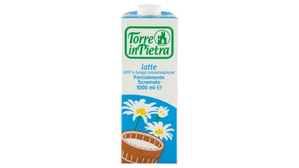 Torre in Pietra Latte UHT a lunga conservazione parzialmente scremato