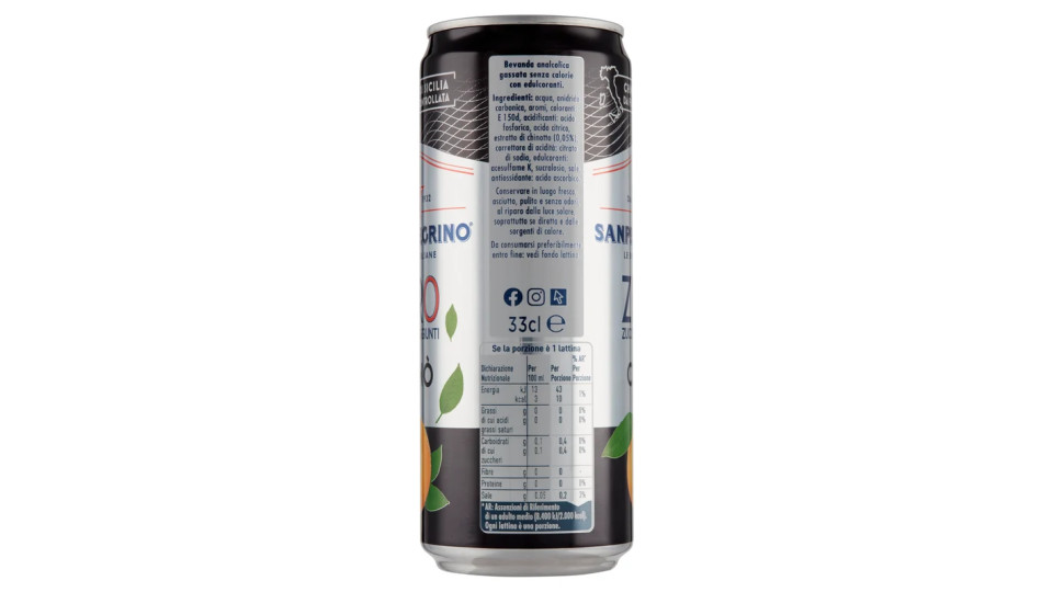 Sanpellegrino Chinò lattina