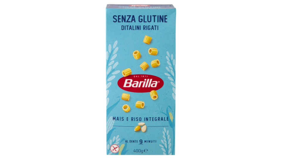 Barilla - Ditalini Rigati, Senza Glutine, 