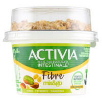 ACTIVIA Mix&Go con Probiotico Bifidus, Yogurt con Avena, Pistacchio e Mandorle, 170g