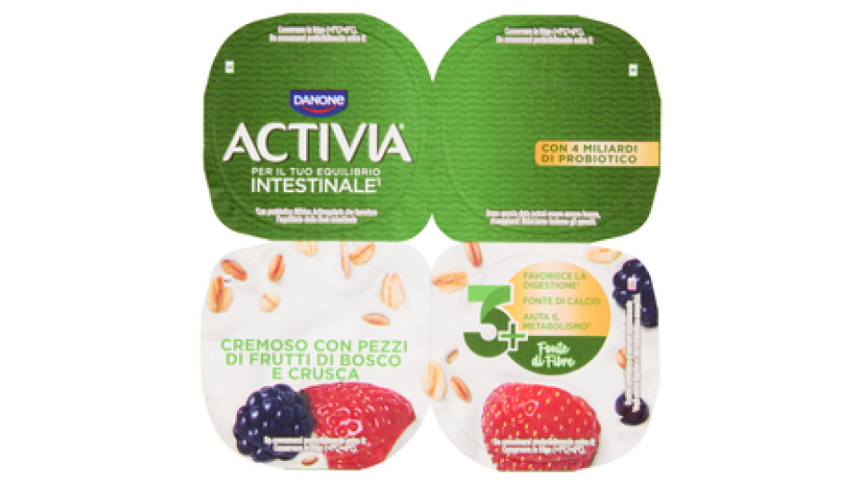 Activia Fibre Frutti di bosco crusca