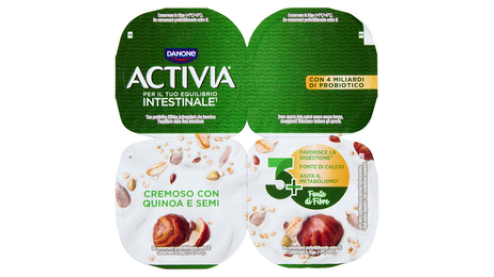 Activia Fibre e Semi Quinoa e semi