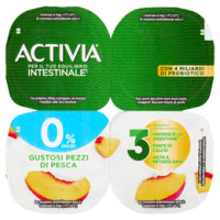 Activia 0% Grassi Pesca in pezzi