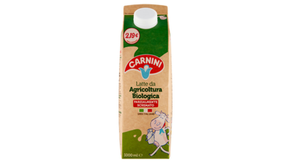 Carnini Bio Latte Parzialmente scremato