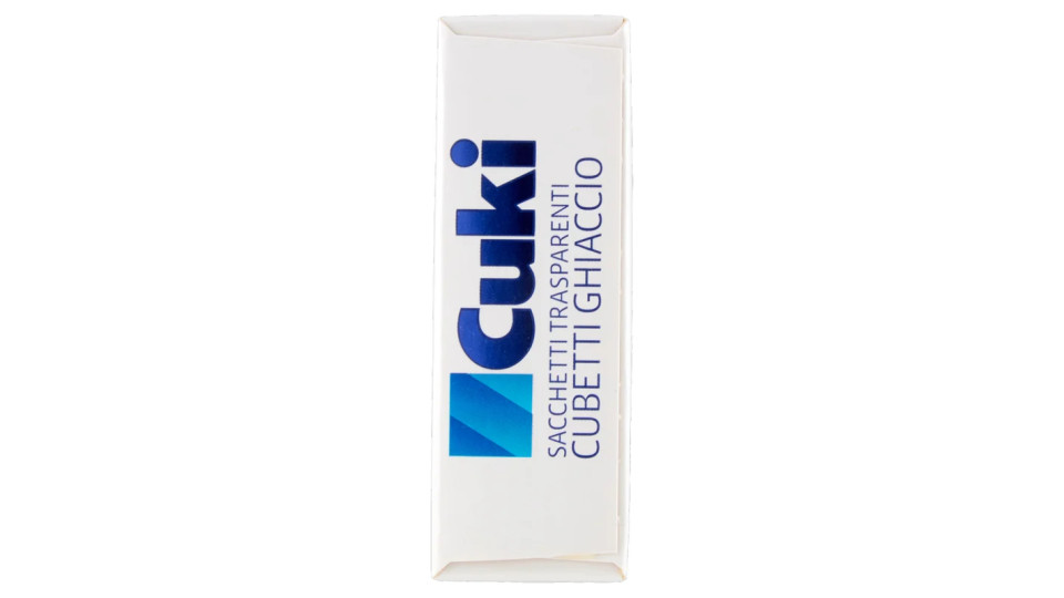 Cuki - Sacchetti Trasparenti, per Cubetti Ghiaccio con Alette di Chiusura 
