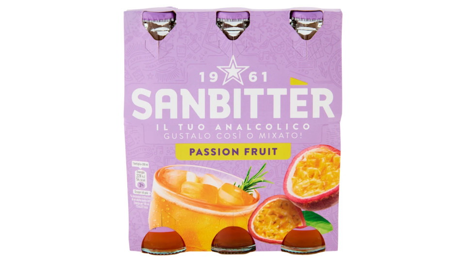 Sanbitter Emozioni Passion Fruit - Pacco da