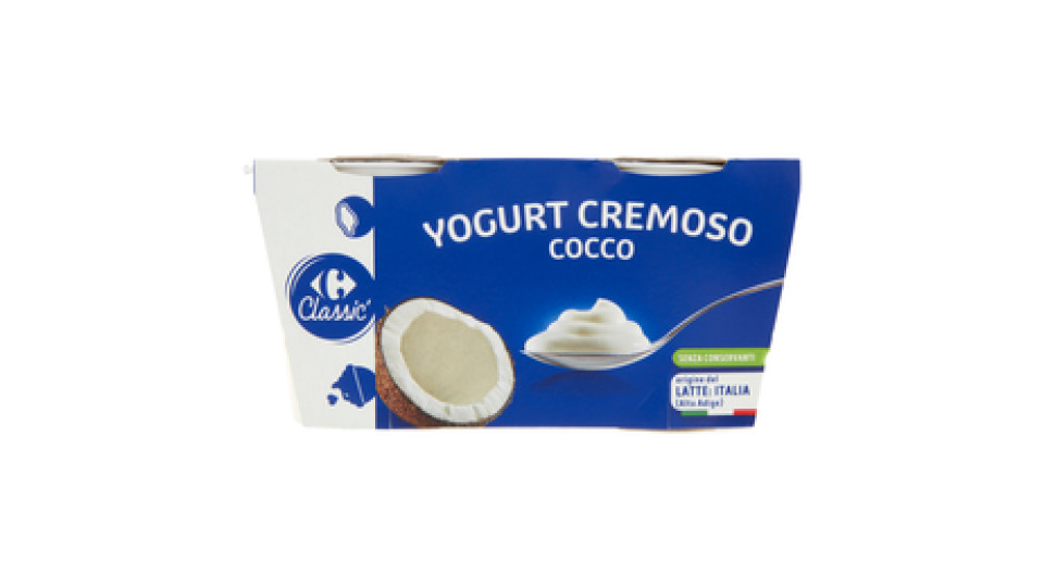 Carrefour Yogurt con Cocco Cremoso