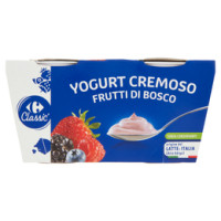 Carrefour Yogurt con Frutti di Bosco Cremoso Frutta in Pezzi