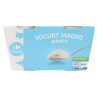 Carrefour Yogurt Bianco Magro 0,1% di Grassi
