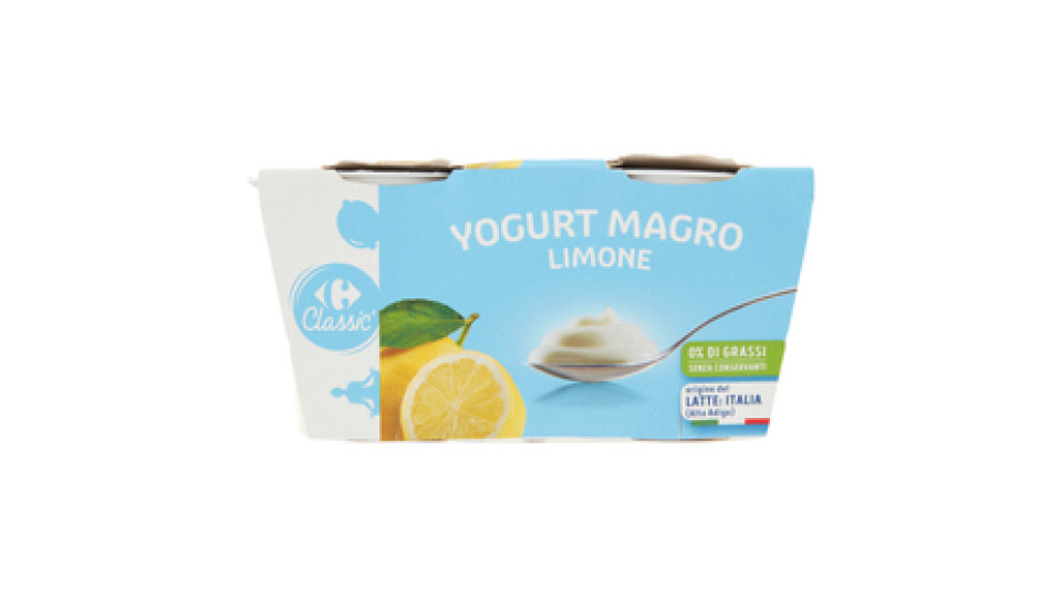 Carrefour Yogurt al Limone Magro 0,1% di Grassi
