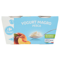 Carrefour Bio Yogurt magro Pesca e Mango in Pezzi
