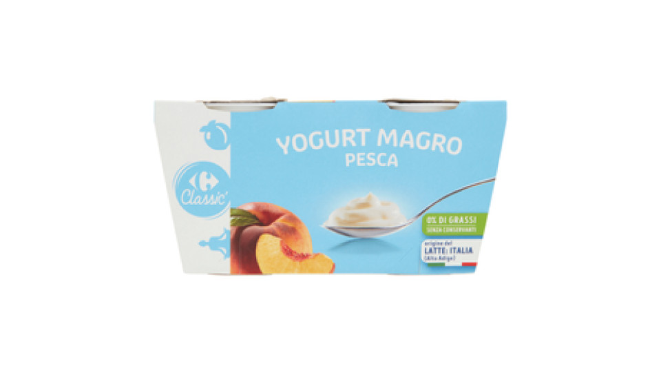 Carrefour Bio Yogurt magro Pesca e Mango in Pezzi