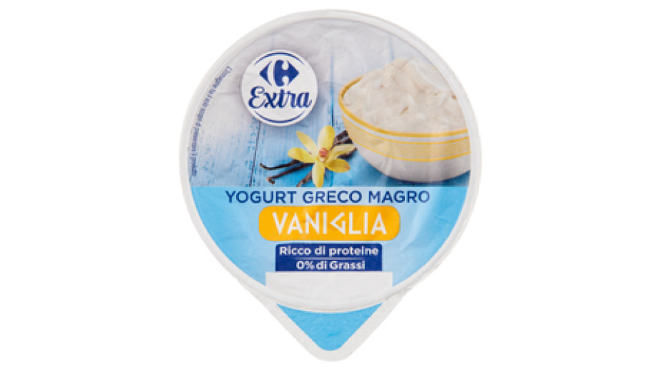 Carrefour Yogurt Greco Magro Vaniglia